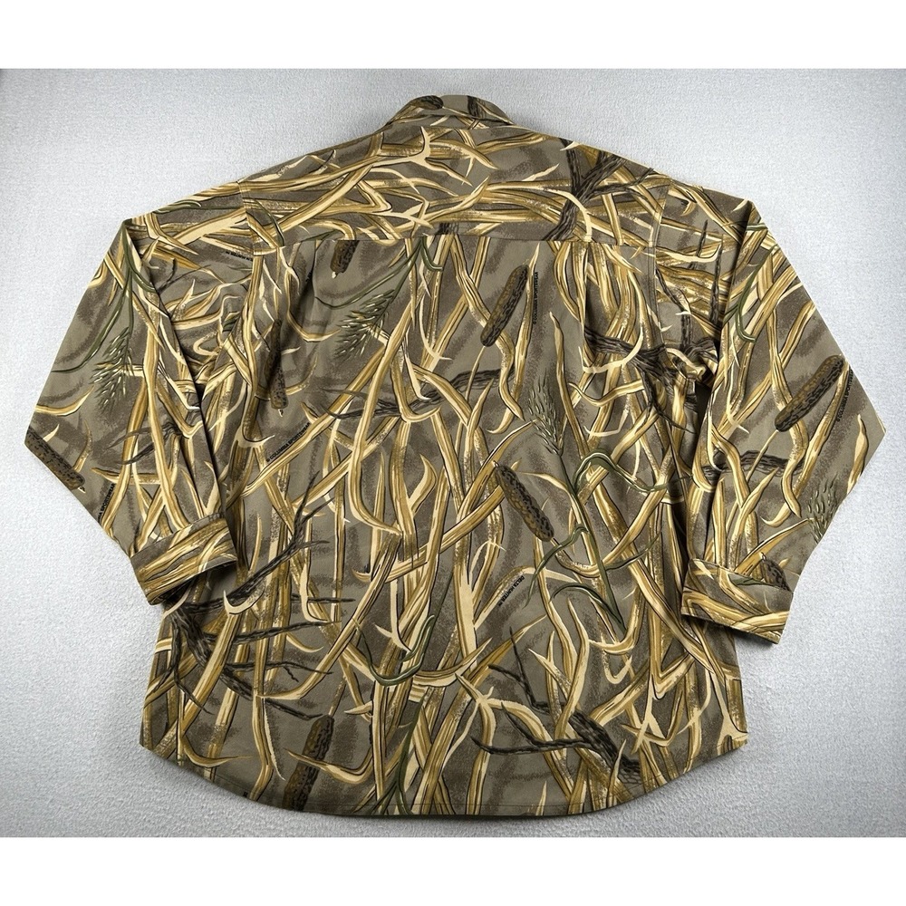 Columbia Mens Marsh Camo Button Up Long Sleeve Hunting Shirt Size LARGE - Picture 8 of 8